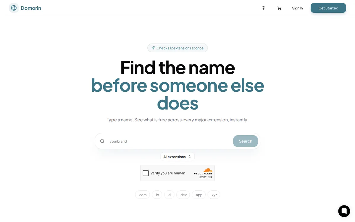 Domorin website